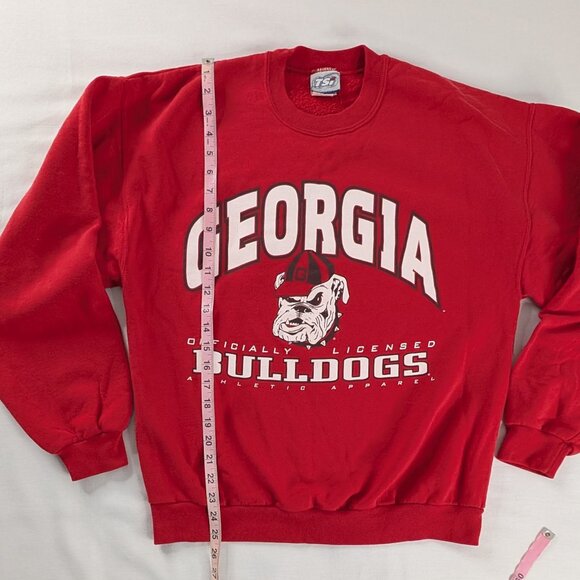 VTG Georgia Bulldogs Graphic Print UGA Crewneck Sweatshirt NCAA SEC Collegiate - Picture 4 of 7